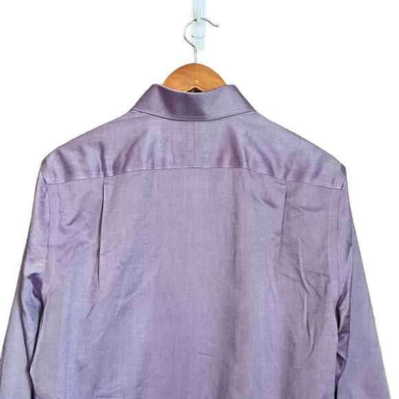 Charles Tyrwhitt purple button down dress shirt‎ - Picture 8 of 8